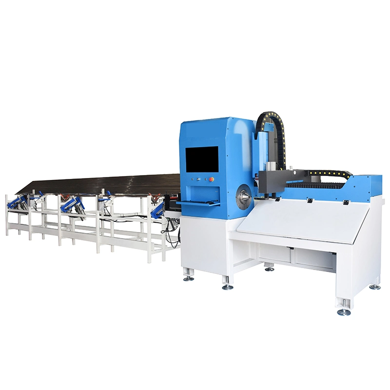 1.5kw 2kwhigh Speed Stainless Steel Carbon Round Square Rectangle Tube Laser Cutting Machine for Cutting Down Notching and Hole