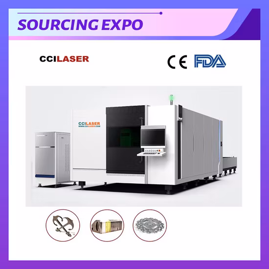8kw 10kw 12kw 8000W 10000W 12000W High Power Fiber Laser Cutting Machine for Metal Sheet