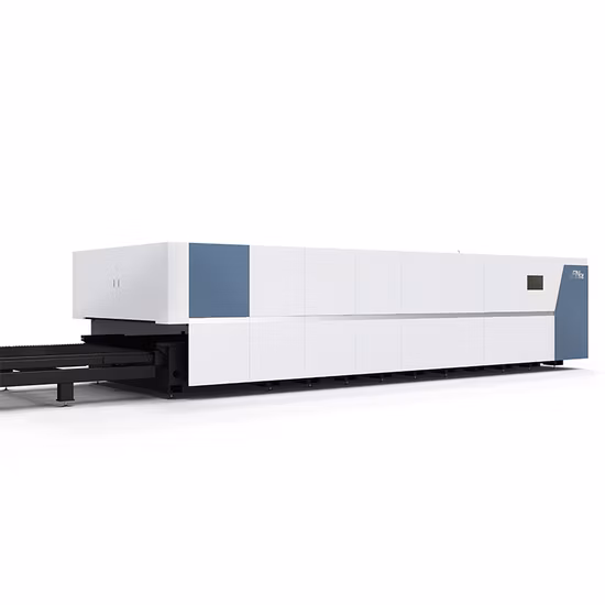 6kw 8kw 12kw Metal Sheet Fiber Laser Cutting Machine with Full Protection Cover