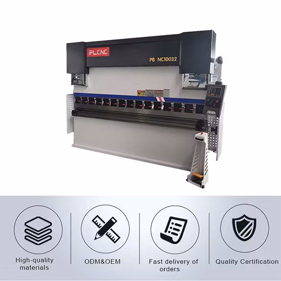 CNC Hydraulic Servo Hydraulic Stainless Steel Iron Steel Plate Nc Press Brake Bending Folding Machine